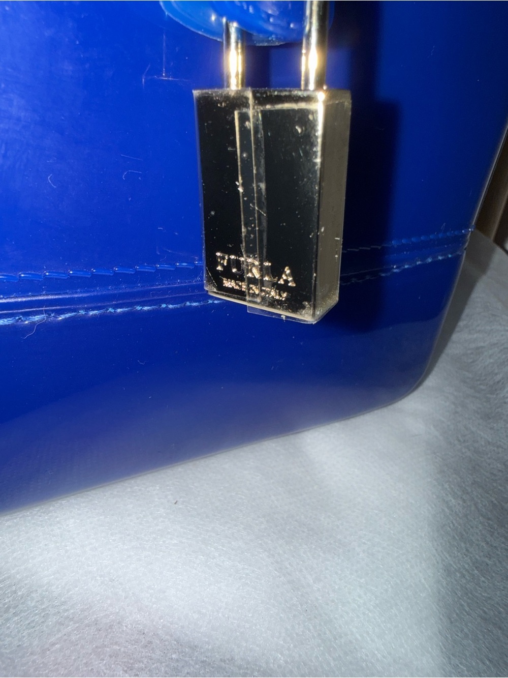 Furla Candy Bag Satchel in Deep Blue - Picture 7 of 12